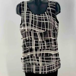 Coldwater Creek Tiered Ruffle Tank XS